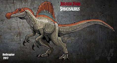 Jurassic Park Spinosaurus New Art Info By Hellraptor Jurassic
