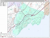 Milford Connecticut Wall Map (Premium Style) by MarketMAPS - MapSales.com