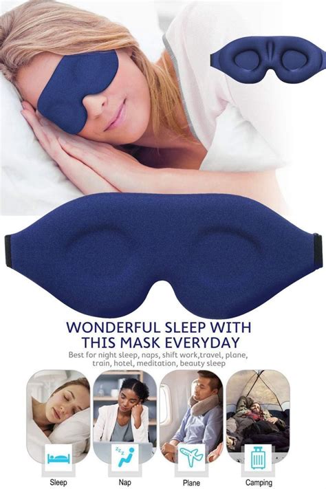 3d Sleep Mask Sleeping Eye Mask For Women Men Contoured Cup Night Blindfold Luxury Light
