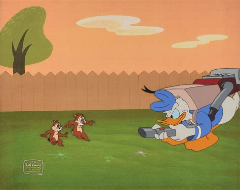 Donald Duck Production Cel From Disneys Mickey Mouse Works Rr