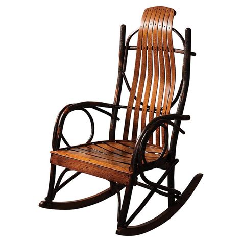 Simplicity Amish Hickory Rocking Chair Rustic Rocking Chairs Rocking