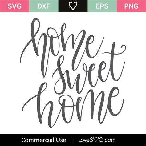 Home Sweet Home Svg Cut File