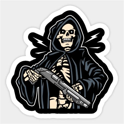 Grim Reaper Tactical Grim Reaper Sticker Teepublic