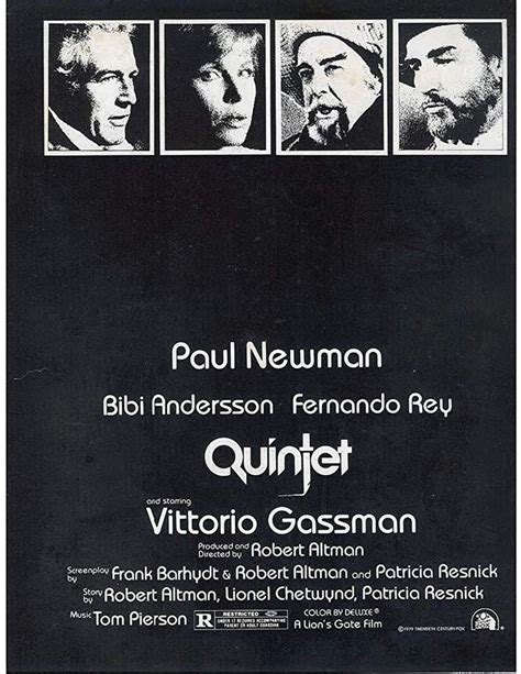 Quintet 1979 Robert Altman A Martinez Adrian Martinez Angus Macfadyen Amaury Nolasco Andy