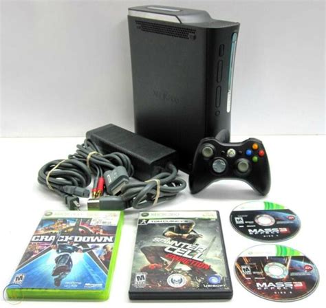 Microsoft Xbox 360 Elite System Bundle 120gb Black Console Ebay