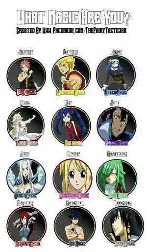 Fairy Tail What Type Of Magic Are You Anime Amino