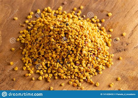 Pellets Of Yellow Bee Pollen Stock Photo Image Of Mineral Herbal