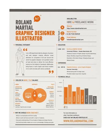 45 Amazing Examples Of Creative Resumes For Graphic Designers