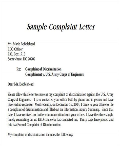 Using the formal letter format can ease up the task for you. Tamil Tneb Complaint Letter Format - template resume