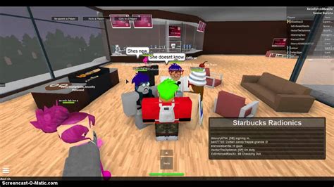 Roblox Starbucks Modern Cafe Moments Youtube