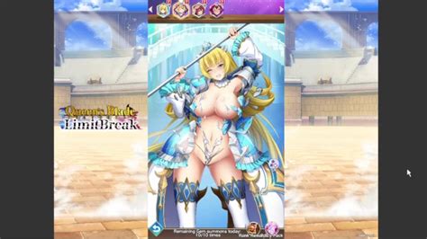 Queens Blade Limit Break Cinderella Queen Of Winter Fanservice