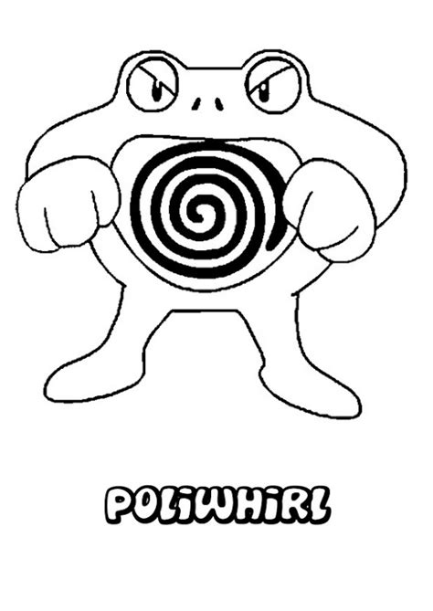 Poliwhirl Pokemon Coloring Pages Coloring Pages