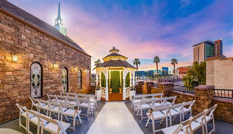 The Terrace Gazebo From 399 Outdoor Vegas Wedding Chapels