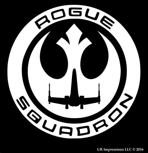 Rogue Squadron Star Wars Rogue One Inspired Decal Ur Impressions Llc