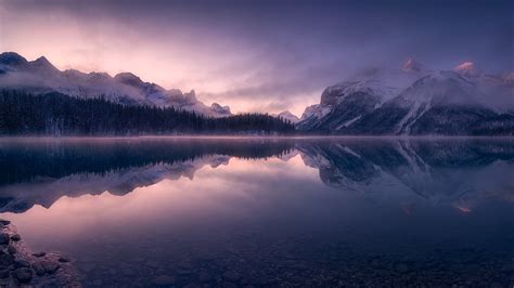 3840x2160 Resolution Ontario Mountains Reflection Lake 4k Wallpaper