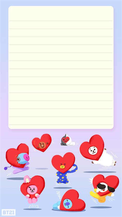 Bts Journal Stickers Printable Bt21 Ts And Merchandise All Sheets