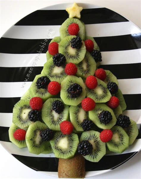 Fun with fruit christmas trees. QUICK & EASY CHRISTMAS FOOD FOR KIDS
