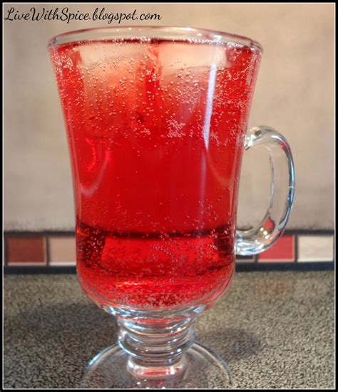 Live With Spice Cranberry Ginger Ale Punch