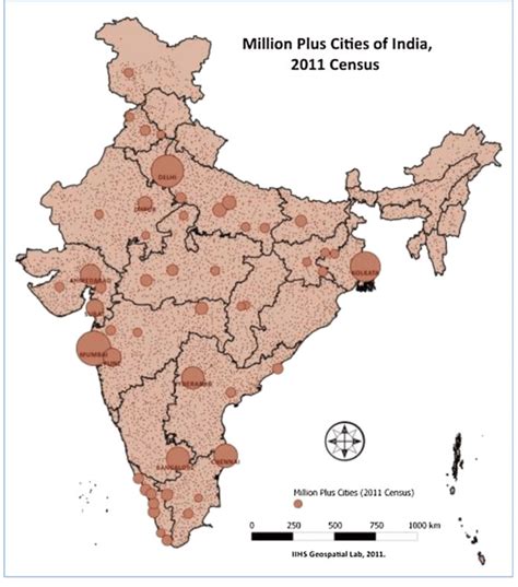 5 Metropolitan Cities In India 2011 Source Indian Institute Of Human