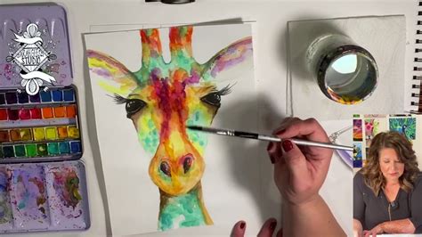 Free Watercolor Painting Lesson Paint This Friendly Giraffe With Me