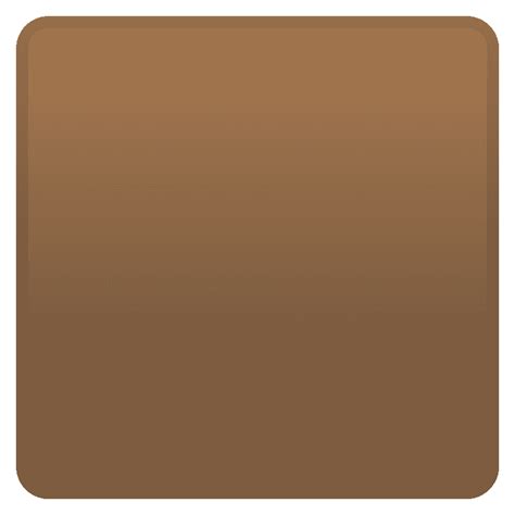 Brown Square Emoji Clipart Free Download Transparent Png Creazilla