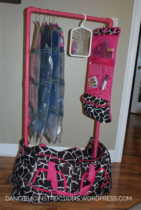 How To Make Your Own Rolling Dance Bag With Garment Rack Dance Bag