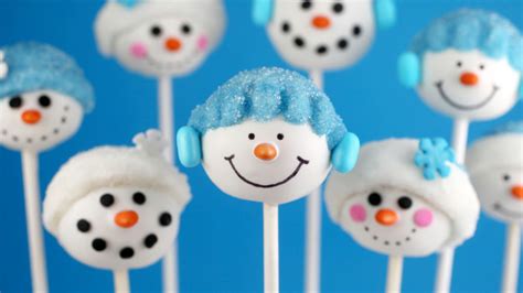 However, there's no shame in using a boxed cake mix here. Bakerella's Snowman Cake Pops recipe from Betty Crocker