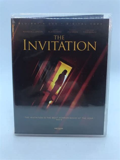 The Invitation 2015 Horror Blu Ray Dvd Digital With Booklet For Sale