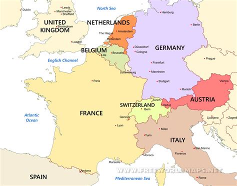 Western Europe Maps By Freeworldmaps Net