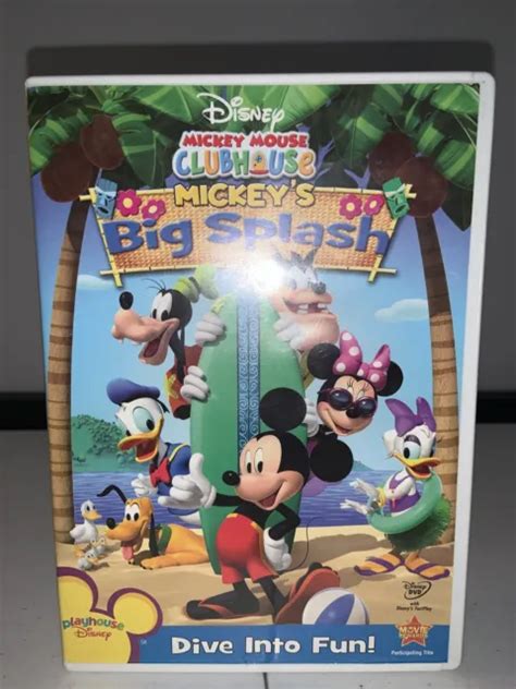 Mickey Mouse Clubhouse Mickeys Big Splash Dvd 2009 Disney Free