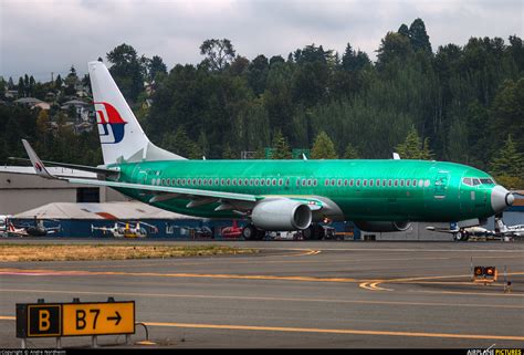 N1787b Malaysia Airlines Boeing 737 800 At Seattle Boeing Field King County Intl Photo