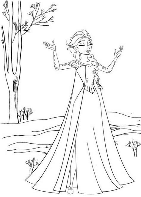 Beautiful Queen Elsa Coloring Page Mitraland 2420 The Best Porn Website