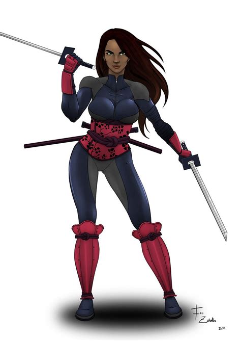 entry 74 by fcontreras86 for female ninja character design freelancer
