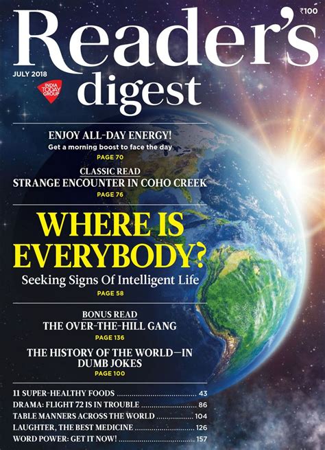 Readers Digest India July 2018 Magazine Get Your Digital Subscription