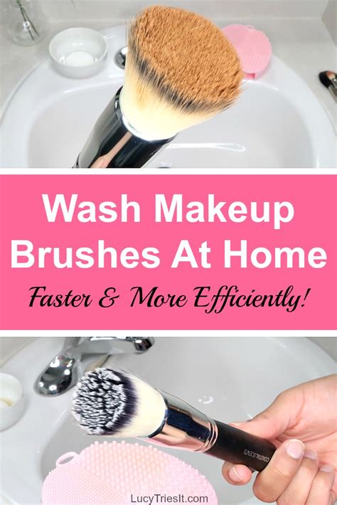 How To Wash Makeup Brushes At Home Faster And More Efficiently