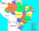 Mapa de brasil con nombres