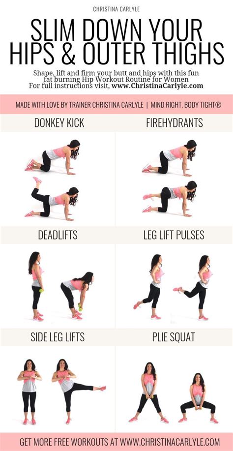 Mommy Workout Hip Workout Fitness Workout For Women Lower Body