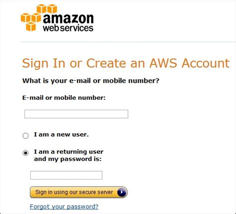 Amazon Web Services Account Tutorialspoint