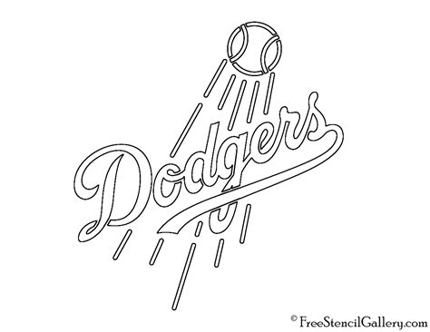 Free Baseball Font With Tail Sketch Coloring Page