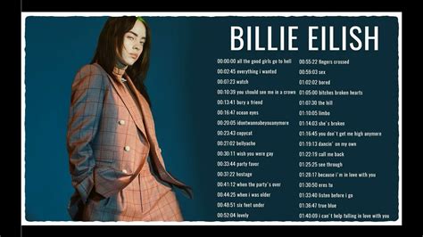 Best Of Billie Eilish Full Playlist Full Album Youtube