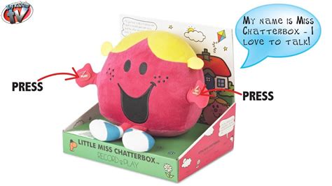 Little Miss Chatterbox Record And Play Soft Toy Review Mookie Mr Men