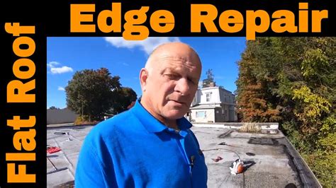 Signs your roof needs repair in calgary and edmonton. Flat Roof Edge Repair - YouTube