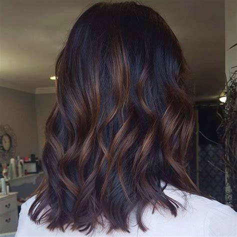 Dark Brown Balayage 😍 Highlights For Dark Brown Hair Brown Ombre