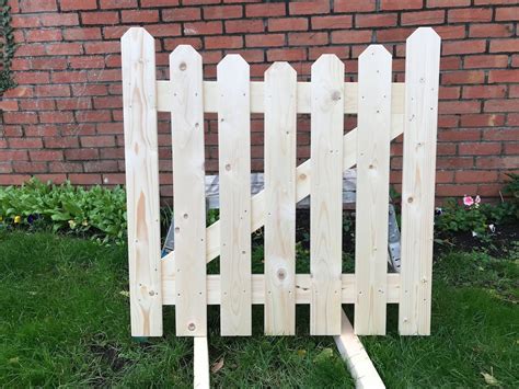 Garden Picket Gates Wooden Bespoke Gate Garden Timber Door Etsy UK