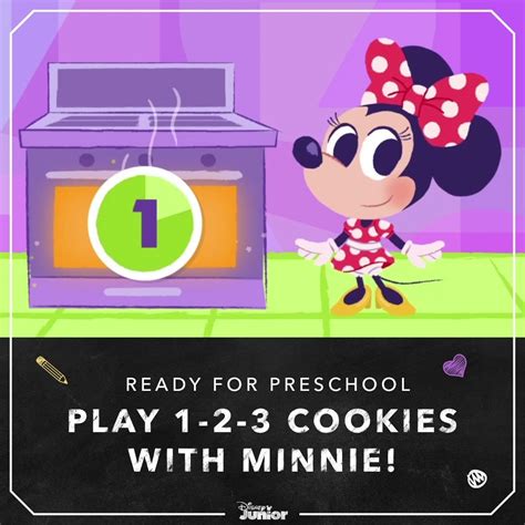 Disney Junior Ready For Preschool Minnie 123 Cookies Game