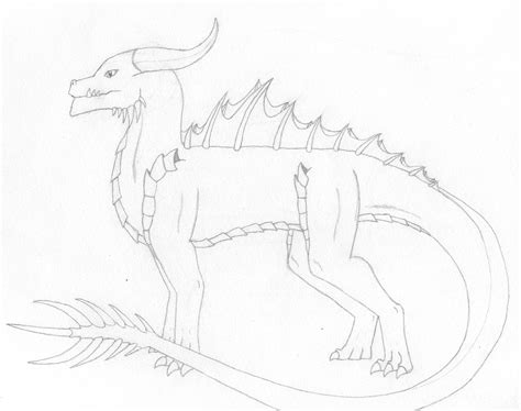 Dragon Lineart By Camkitty2 On Deviantart
