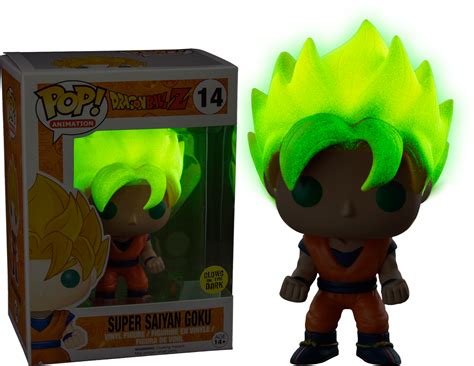This super saiyan figure is pretty super. Dragon Ball Z Super Saiyan Goku Glow Pop! Vinyl Figure ...