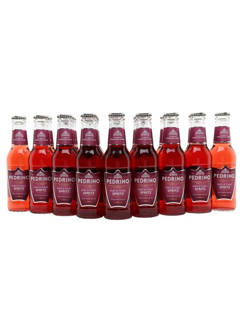Pedrino Ruby And Tonic Spritz Case Of 24 Bottles The Whisky Exchange