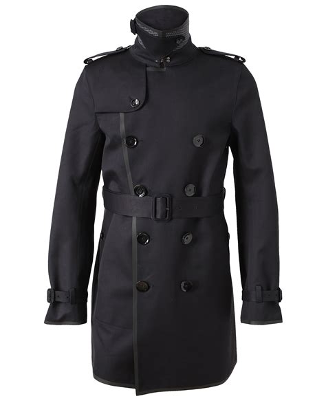 Valentino Cottonwool Trench Coat In Blue For Men Navy Lyst