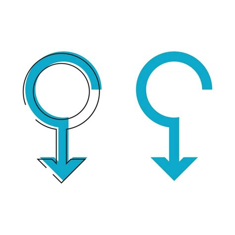 Gender Symbol Logo Of Sex And Equality Of Males And Females Vector Illustration 2581748 Vector